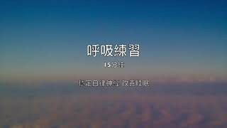 呼吸放鬆練習15分鐘穩定自律神經 幫助睡眠 [upl. by Tracee]