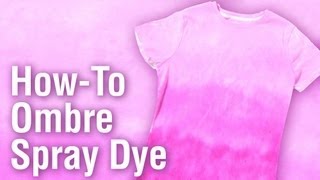 HowTo Ombre Dye Technique with Tulip OneStep Tie Dye [upl. by Ninette]