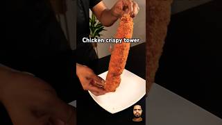 CHICKEN CRISPY TOWERFOOD RECIPESshorts [upl. by Quartas]