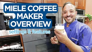 Miele Built In Coffee Maker Overview  Features amp Settings [upl. by Ronni]