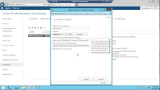 Exchange Server 2013  Crear una base de datos de buzones [upl. by Aowda]