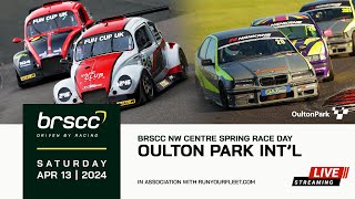 BRSCC LIVE  OULTON PARK SPRING RACE DAY  APRIL 13TH 2024  LIVE STREAM [upl. by Serena184]