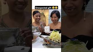 Unexpected gift 🦷my friend 😂😂 funny trending memes comedy trendingshorts [upl. by Rudman]