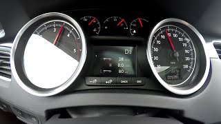 Peugeot 508 RXH 20 HDi 180 HP 0100 kmh acceleration [upl. by Anerom]