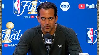 Erik Spoelstra previews Game 5 FULL Interview  2023 NBA Finals Media Day [upl. by Adnamal]