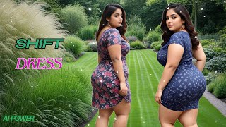 Shift Dress Design Outfit  Plus Size  Lookbook [upl. by Eirehc]