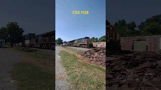 CSX I128 Container amp Piggyback Trailer with 3400 3208 [upl. by Atteiluj]