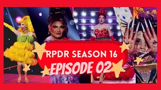 Rupauls drag race S16 episode 02 runways ranked [upl. by Mcclish]