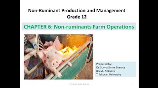 Chapter 6 Non Ruminants Farm Operation nrpm [upl. by Clower908]