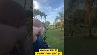 Mathews Lift 33 smacking foam at 90 yards [upl. by Aidnama]