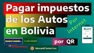 PAGAR IMPUESTOS DE AUTO por internet EN BOLIVIA 2024 [upl. by Rizas]