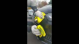 Audi A4 Dealership Demo on How to Repair Road Rash Paint Chips and Scratches [upl. by Sardse]