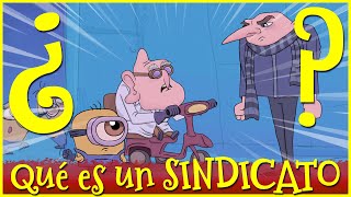 ¿Qué es UN SINDICATO  Los Minions se organizan  Dibujos animados educativos [upl. by Hayn835]