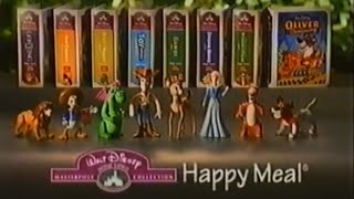 1997 McDonalds Disney Masterpiece Collection Commercial [upl. by Isabella]