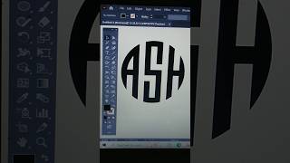 How To Create Monogram Logo Design In Adobe Illustrator  shorts shortviral letterlogo logo [upl. by Ful222]