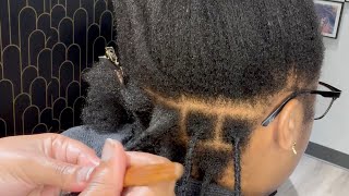 NEW TREND 🚨Invisible Locs TutorialTwo Strand Twist new method [upl. by Lorrie]