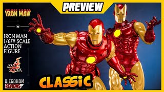 IRON MAN Clássico Hot Toys e Hono Studio PREVIEW [upl. by Atsev]