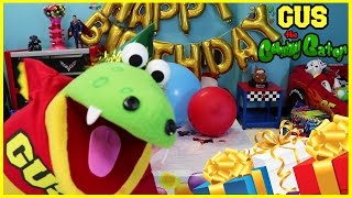 Gus the Gummy Gator s BIRTHDAY PARTY with Games and Presents Part 1 [upl. by Atoiyanap331]