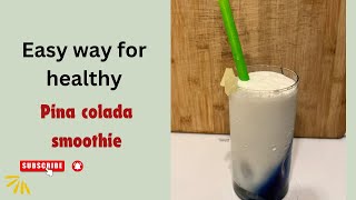 Pina Colada Smoothie summerdrink easyrecipies nepalistyle [upl. by Thorner]