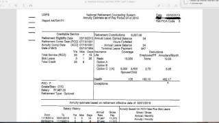 How to read your annuity Estimate [upl. by Nileve]