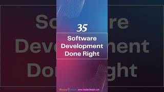 Software Development Done Right 35 AgileDevelopment ProfessionalCoding SoftwareExcellence [upl. by Kahaleel]