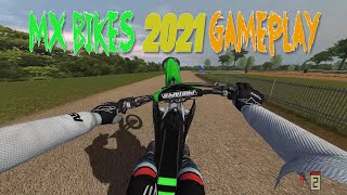 Mx Bikes 2021 Gameplay MotocrossSupercross [upl. by Adnileb]