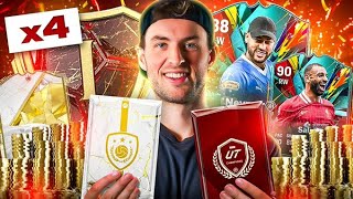 INSANE ICON PACKED 4 x Rank 1 Champs Rewards [upl. by Aicercal516]