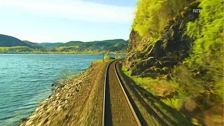 🇳🇴 Norway train ride cab view Nordland Railway Trondheim  Bodø spring [upl. by Mirielle]