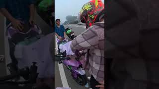 New Wrap Phaddiya😭 Zx10r Wrap Phad diya SUPERBIKE Preparation for Ladakh shorts [upl. by Gefen]