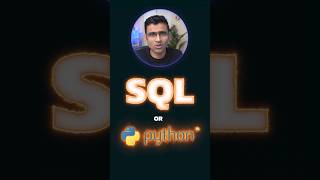 SQL or PYTHON shorts codebasics python sql programming data dataanalyst datascientist [upl. by Mathian]