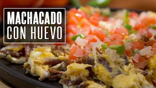 MACHACADO CON HUEVO ESTILO MONTERREY  Gfood [upl. by Nowad]