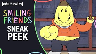 SMILING FRIENDS  S1E5 Sneak Peek Who Killed Simon S Salty  adult swim [upl. by Tterab304]