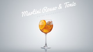 How to make Martini Rosso tonic  recipe with all steps followed [upl. by Eckardt]