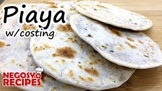 How to make piaya for food business  NEGOSYO RECIPE [upl. by Ailhat]