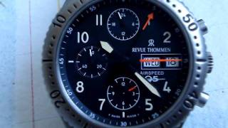 Revue Thommen Pilot Automatic Chronograph [upl. by Higinbotham]