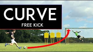 How to CURVE a BALL  Take AMAZING Free kicks [upl. by Ayam]