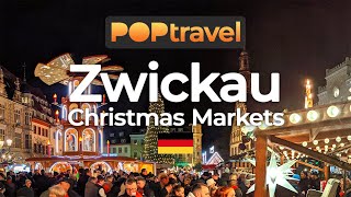 ZWICKAU Germany 🇩🇪  Christmas Markets  4K 60fps [upl. by Babcock]