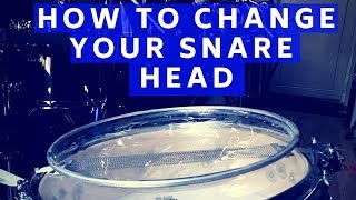 How to change a snare drum head [upl. by Amasa]