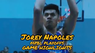 Jorey Napoles FULL SERIES GAME HIGHLIGHTS vs Caloocan Batang Kankaloo  MPBL PLAYOFFS 2024 [upl. by Maxi]