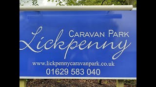 Lickpenny Caravan Park Caravanning Matlock Peak District Derbyshire [upl. by Jami213]