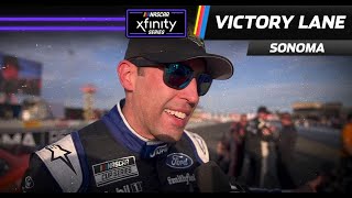 Almirola wins Sonoma ‘I don’t know what it is about this place’ [upl. by Clyde]