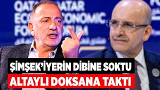 Fatih Altaylı kredi kartı taksitini bilmiyorum diyen Mehmet Şimşeki yerin dibine soktu [upl. by Cicero]