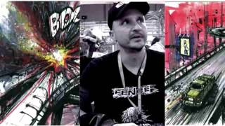 Portrait et interview du dessinateur de la BD Fenice Virginio VONA flv [upl. by Kissner650]