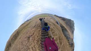 Skógafoss Ísland 500 Step Descent [upl. by Yaya134]