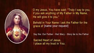 Novena To The Sacred Heart Of Jesus POWERFUL amp MIRACULOUS FULLY GUIDED NOVENA [upl. by Siravaj1]