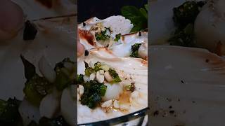 recette noix de saint Jacques au huile de cebette super facile food fypシ゚viral fyp cooking [upl. by Annaiek]