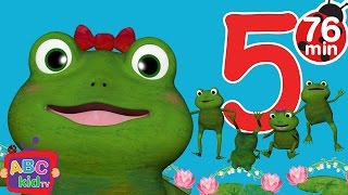 Five Little Froggies Jumping on the Bed  More Nursery Rhymes amp Kids Songs  CoComelon [upl. by Myrtle225]