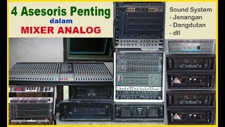 4 Asesoris Penting dlm Mixer Analog [upl. by Rose]