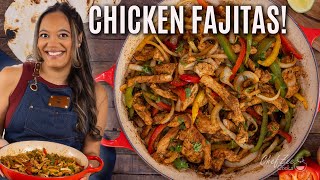 Easy Chicken Fajitas Recipe  Chicken Recipes  Chef Zee Cooks [upl. by Iglesias]