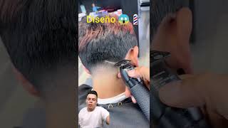 Diseño en Taper Fade💈 barber barberias barbershop barberia taperfade barbera haircut barbero [upl. by Aizahs]